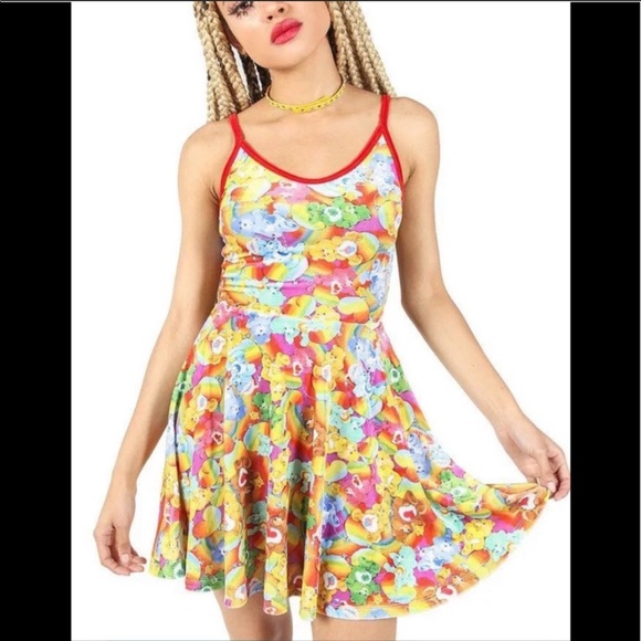 Iron Fist Care Bears Lots of Rainbows Dress, S NWT - Picture 1 of 4